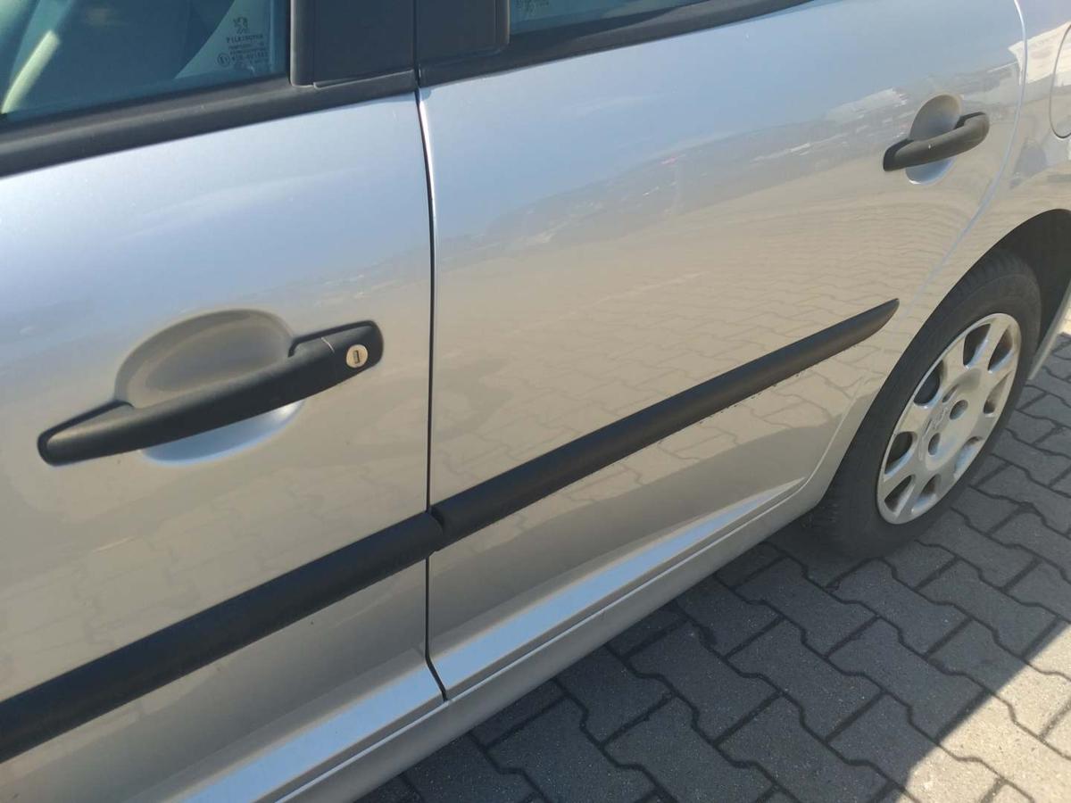 Peugeot 207 original T&uuml;r hinten links EZR Aluminium Grau Rohbau Bj.2007